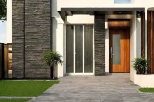 Modern Front Wall Tiles Design