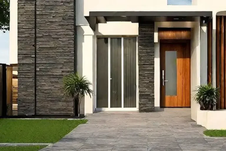 Modern Front Wall Tiles Design